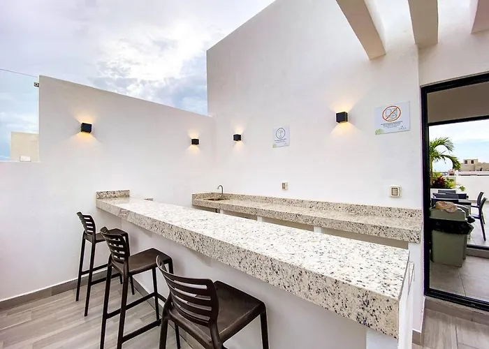 Apartamento Xkaa - At 5th Ave With Pool Gym Steps To